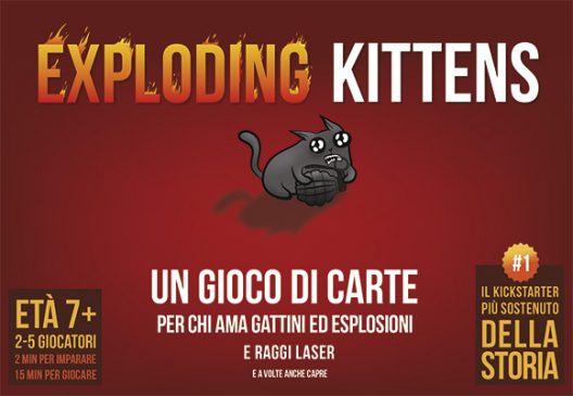 Scopri di più sull'articolo Asmodee distribuirà in Italia Exploding Kittens